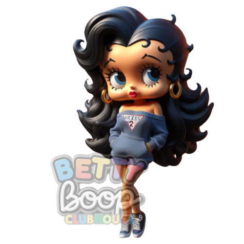 Betty Boop GUESS Diva PNG Bundle 12 Images – Digital Download
