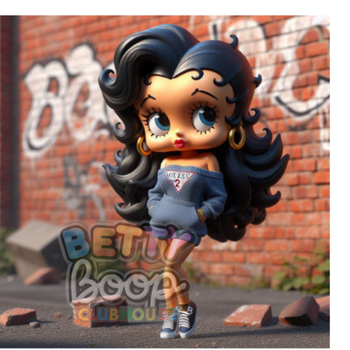 Betty Boop GUESS Diva PNG Bundle 12 Images – Digital Download