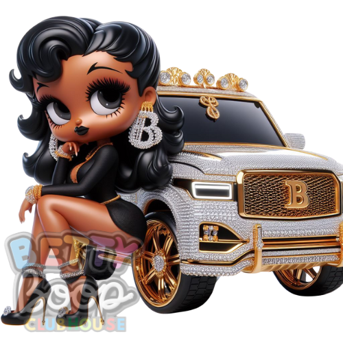 Betty Boop Glam PNG Bundle 8 Images – Digital Download