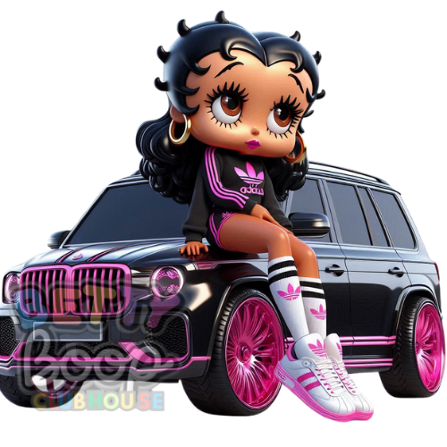 Betty Boop Glam PNG Bundle 8 Images – Digital Download