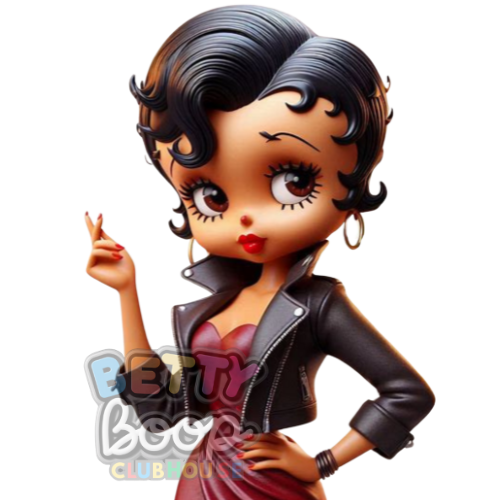 Curly Glam Betty Boop PNG Bundle 8 Images – Digital Download