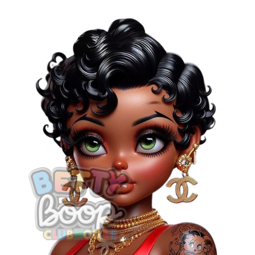 Glamorous Betty Boop Modern Chic PNG Bundle 7 Images – Instant Digital Download