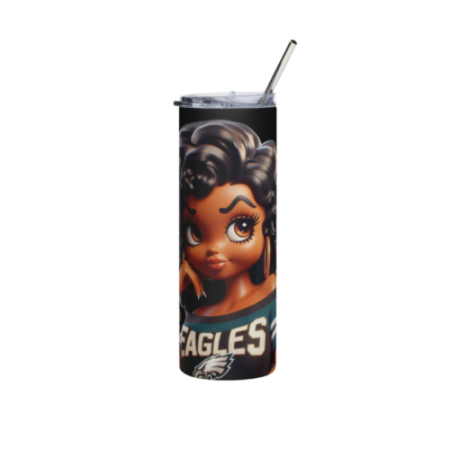 Betty Boop Meets Philly Pride Perfect for Fans of Eagles Spirt Tumbler