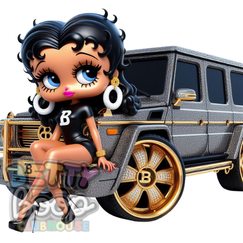 Betty Boop  Glam PNG Bundle 8 Images – Digital Download